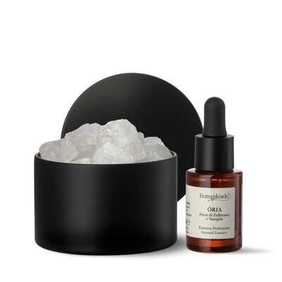 Òria - FIORE DI ZAFFERANO E VANIGLIA - Diffusore aromatico con cristalli di quarzo