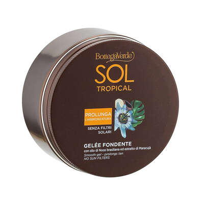 SOL Tropical - Gelée fondente - abbronzatura dorata e uniforme - con olio di Noce brasiliana ed estratto di Maracujà - senza filtri solari (200 ml)- prolunga l¿abbronzatura