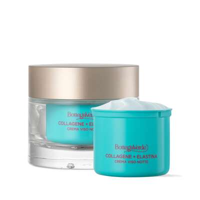 Collagene + Elastina Offer - Night face cream + Refill