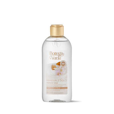 Face toner - illuminating and refreshing - with Sweet almond extract (200 ml) - for all skin types