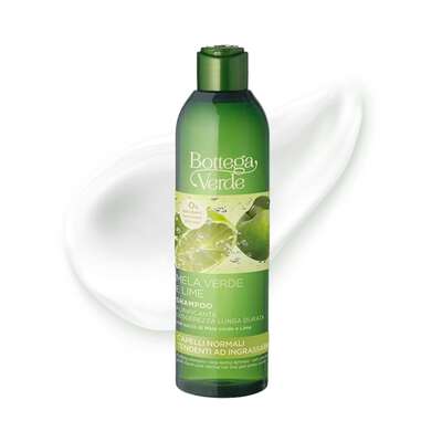 Mela verde e Lime - Purifying shampoo - long-lasting lightness - with Lime and Green Apple juice - normal hair that gets greasy quickly (250 ml)