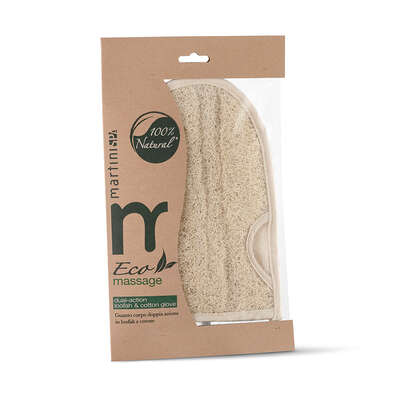 MARTINI - Manopola loofah e cotone bio