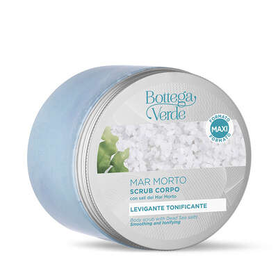 Body scrub with Dead Sea salts (400 ml) - smoothing and tonifying