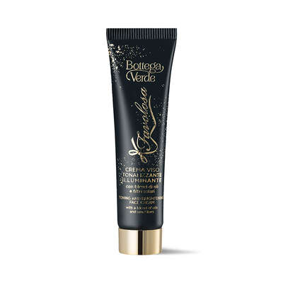 Toning and brightening face cream with a blend of oils and sun filters (25 ml)