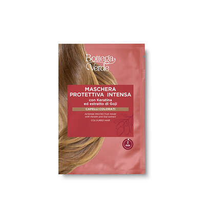 Maschera protettiva intensa - con Keratina ed estratto di Goji - protegge il colore e nutre - capelli colorati - agisce in 2 minuti