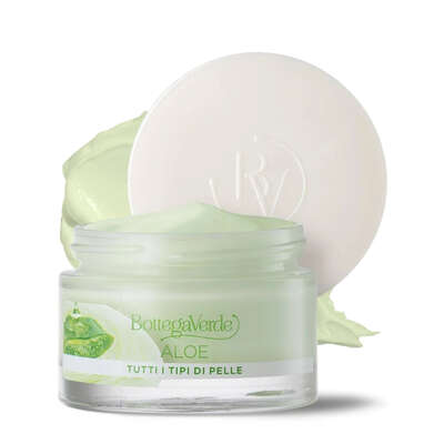 Aloe - 24H face cream - moisturising, soothing and brightening - with 30% organic Aloe* juice (50 ml) - for all skin types