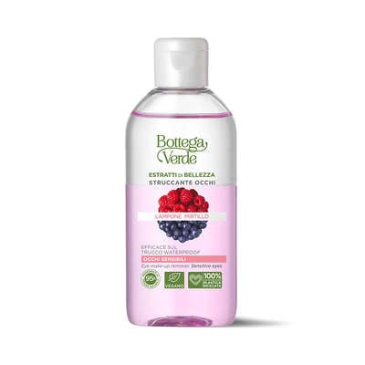 Estratti di bellezza - Eye make-up remover - Raspberry Blueberry - effective and gentle - sensitive eyes - effective on waterproof make-up (100 ml)