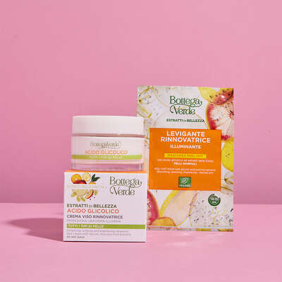 Offerta acido Glicolico - Crema viso + maschera peel-off
