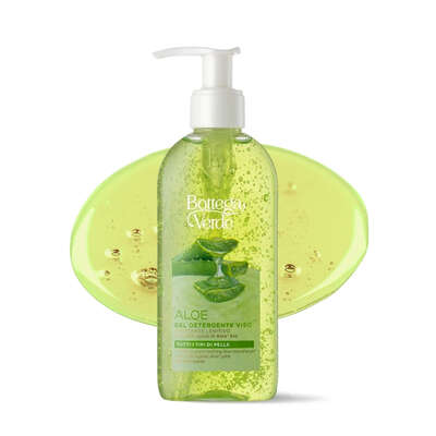 ALOE - Face cleansing gel - moisturising and soothing - with 20% organic Aloe* juice (200 ml) - for all skin types