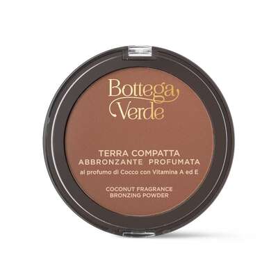 Coconut fragrance face powder with Vitamins A and E (17 g) - fragrant bronzing