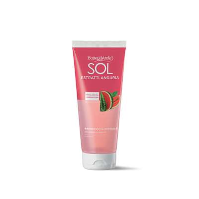 SOL Estratti Anguria - Aftersun bath and shower gel - refreshing - with Watermelon extract (200 ml) - prolongs your tan
