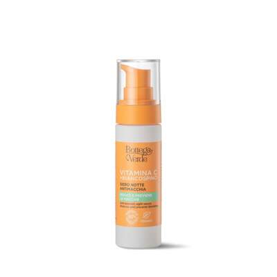 Vitamina C + Espino blanco - S&eacute;rum de noche rostro y manos - antimanchas - con Vitamina C, Espino blanco y Cybright (30 ml) - reduce y previene las manchas