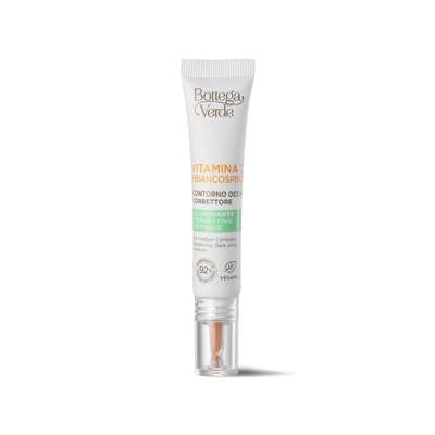 Vitamina C + Espino blanco - Contorno de ojos corrector - con Vitamina C, Espino blanco y Cafe&iacute;na (10 ml) - iluminador corrector de ojeras