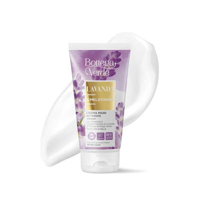 Lavanda Melatonina - Crema mani nutriente - con Melatonina e iperfermentato di Lavanda di Tenuta Bottega Verde - per tutti i tipi di pelle