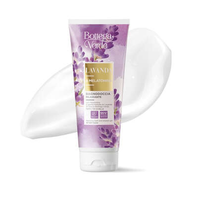 Lavanda Melatonina - Bagnodoccia rilassante - con Melatonina e iperfermentato di Lavanda di Tenuta Bottega Verde - per tutti i tipi di pelle