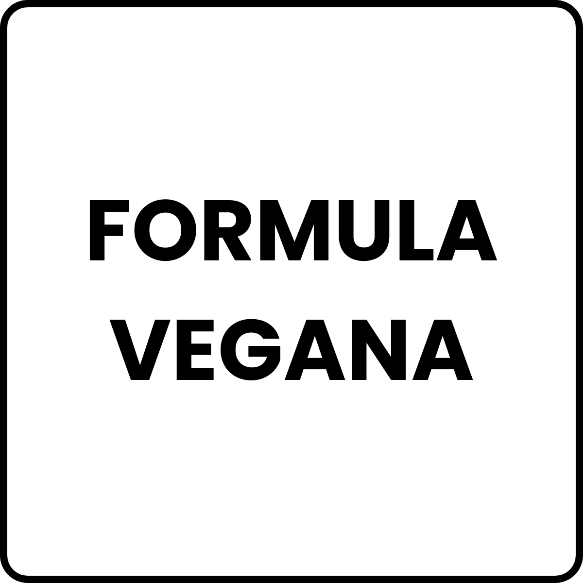 Formula vegana