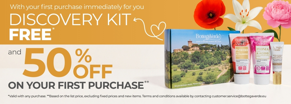 Discovery Kit in regalo + -50% sulla prima spesa