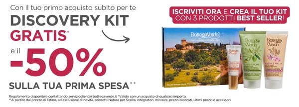 Discovery Kit in regalo + -50% sulla prima spesa