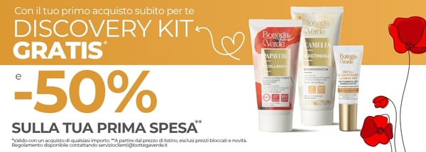 Discovery Kit in regalo + -50% sulla prima spesa