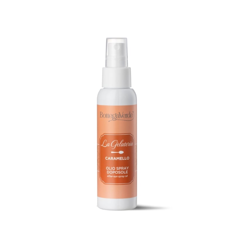 La Gelateria - Caramel - After-sun body spray oil - with a blend of vegetable oils and Vitamin E (100 ml)