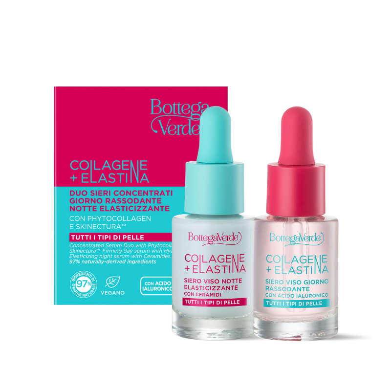 Concentrated Serum Duo - firming day serum - elasticizing night serum - with Phytocollagen and Skinectura&iquest; (15 ml + 15 ml) - all skin types