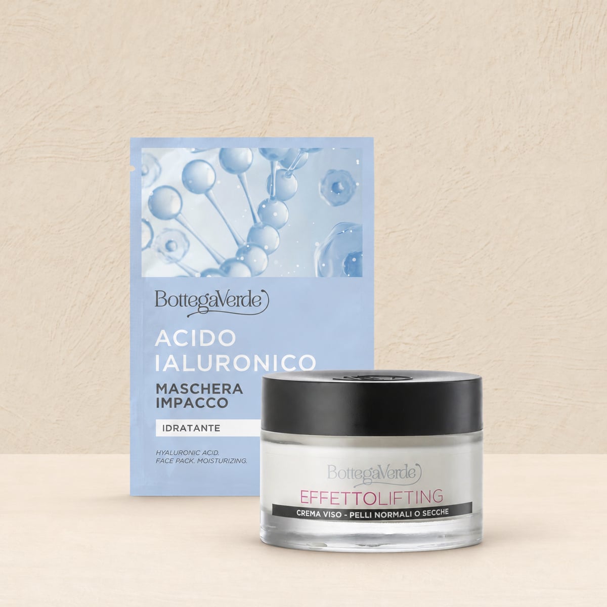 Offerta Effetto lifting - crema viso + maschera idratante
