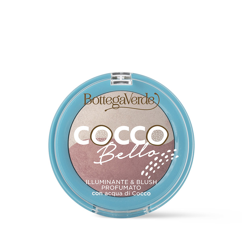 Cocco bello - Illuminante & blush profumato con acqua di Cocco