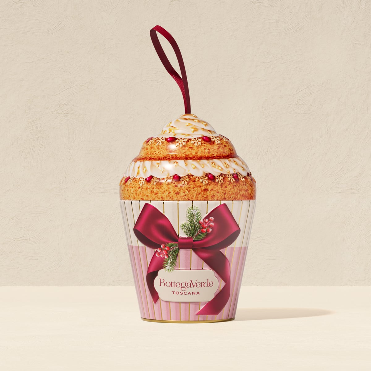 Pandoro and Icing Sugar cupcake set