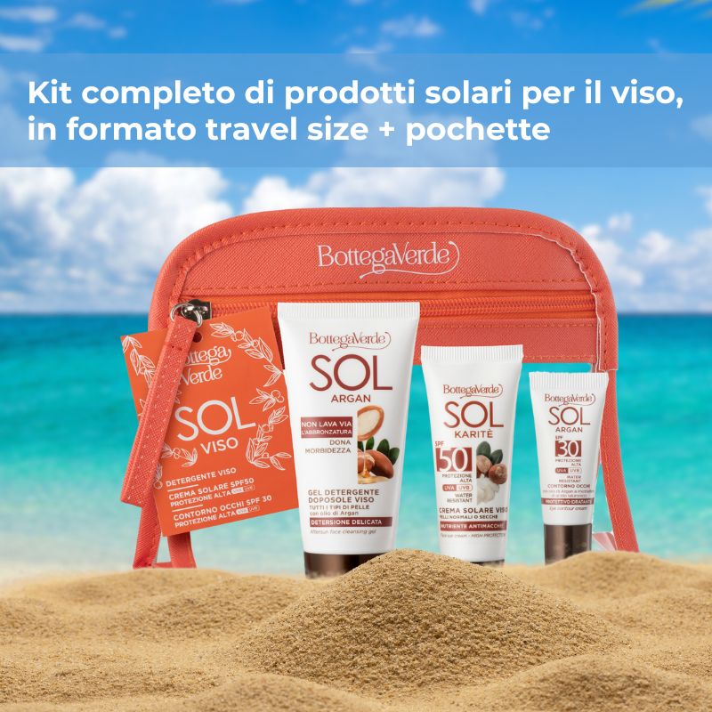 Solar kit with pochette