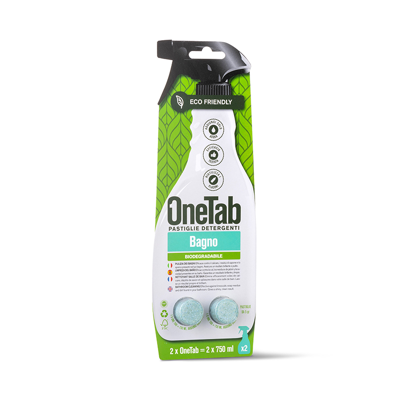 ONE TAB pastiglie detergenti bagno biodegradabili