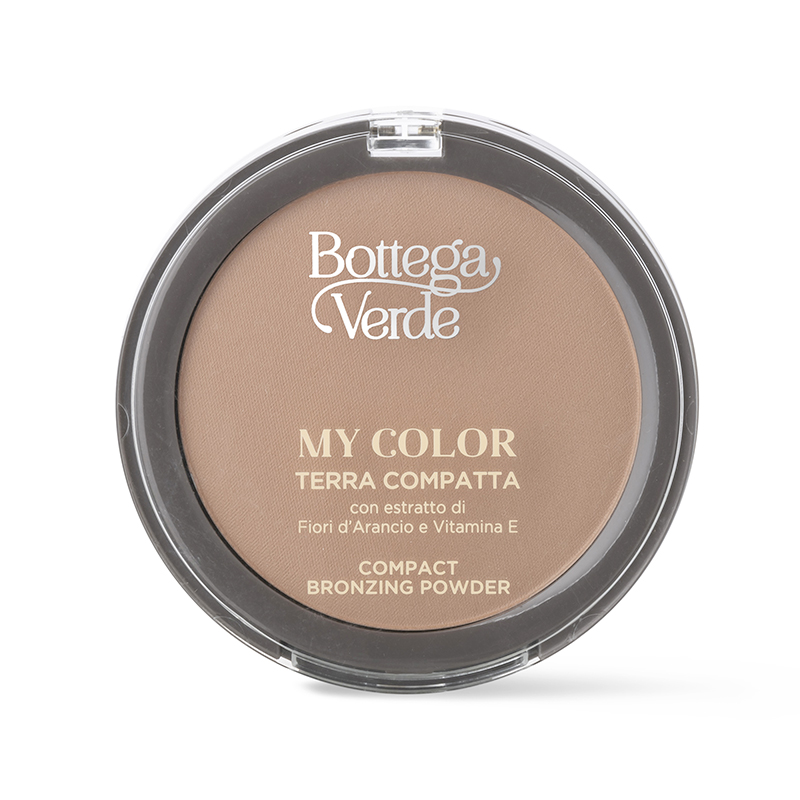 My color - Terra compatta  -  con estratto di Fiori d'Arancio e Vitamina E - effetto abbronzatura naturale