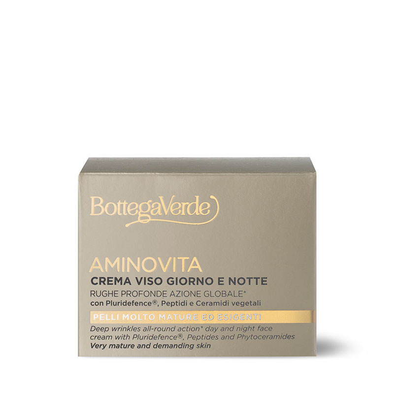 Aminovita - Day and Night Face Cream - Deep Wrinkles and All-Round Action* - with Pluridefence, Peptides and Phytoceramides (50 ml) - Very Mature and Demanding Skin