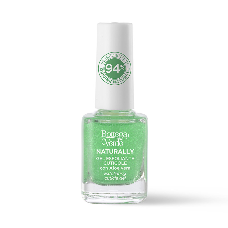 NATURALLY - Exfoliating cuticle gel with Aloe Vera (10 ml)