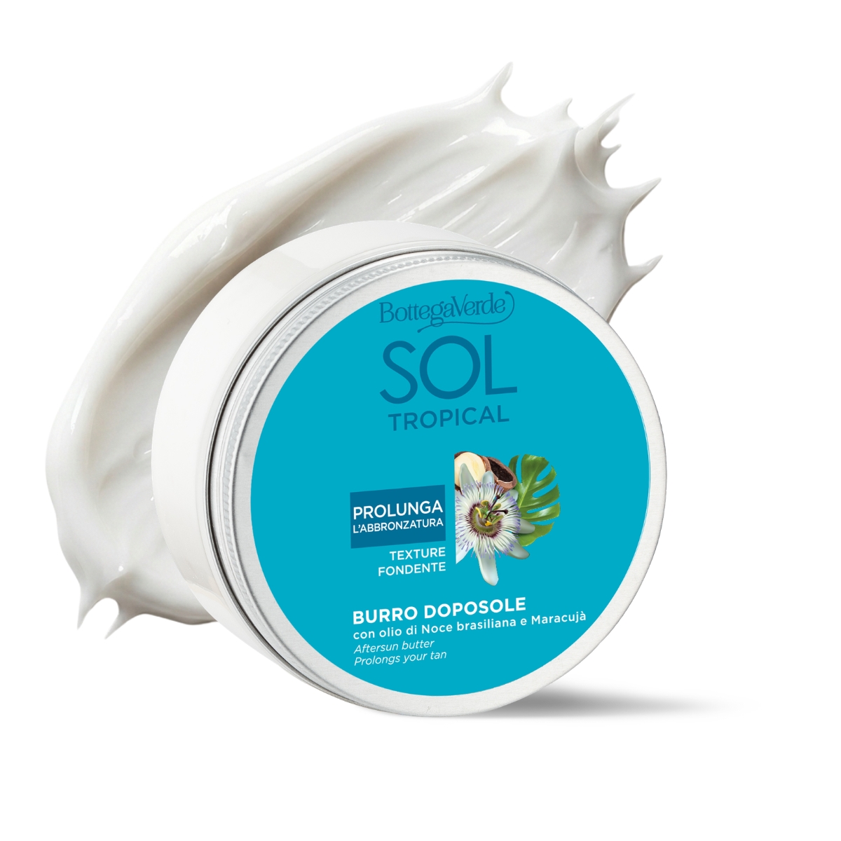 SOL Tropical - After sun butter - nourishes and intensifies your tan - with Brazil Nut oil and Passionfruit (200 ml) prolongs your tan - melting texture