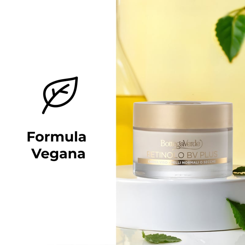 Face cream - enriched formula - elasticizing anti-wrinkle treatment - with Pro-Retinol, Provitagen complex and Hyaluronic Acid (50 ml) - normal or dry skin