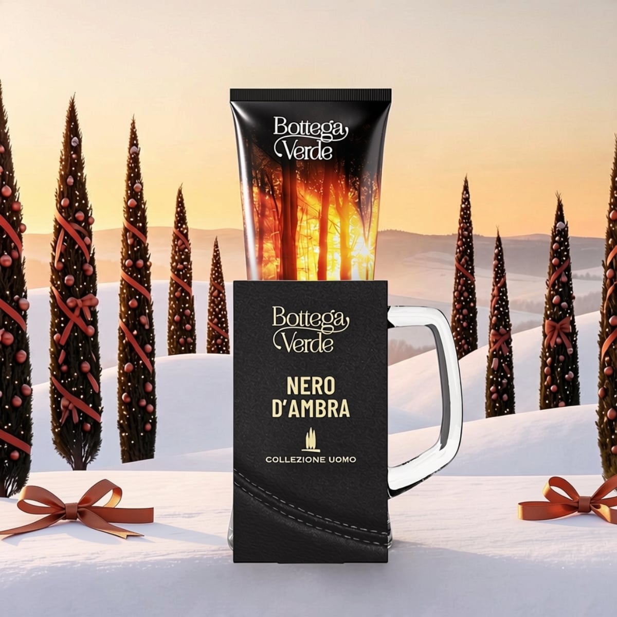 Nero d'Ambra beer mug gift set