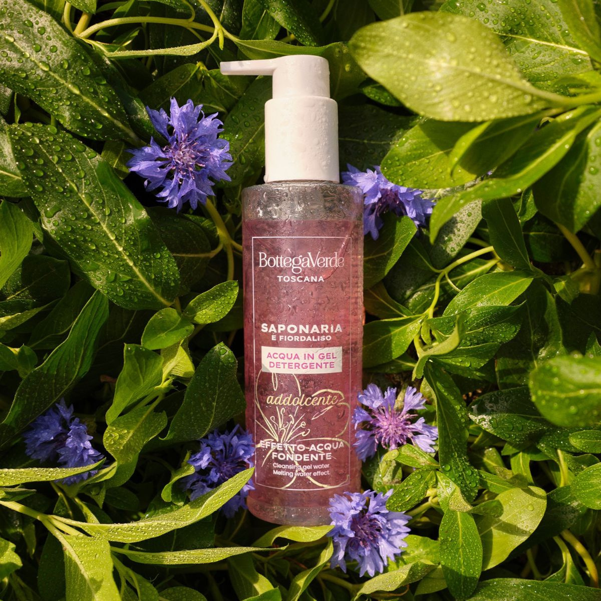 SAPONARIA AND CORNFLOWER - Cleansing gel water - melting water effect - soothing (200 ml)