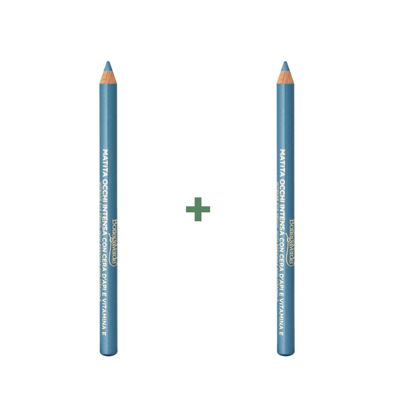 ** 1 + 1  OFFER** Intense Eye Pencil with Beeswax and Vitamin E - Azure metal