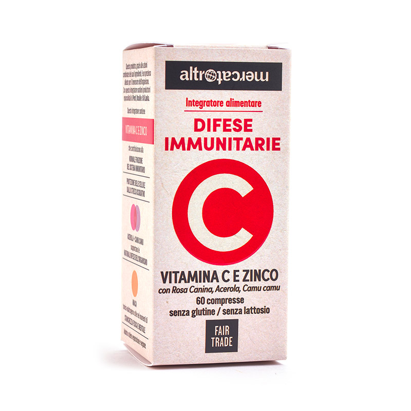 ALTROMERCATO Difese immunitarie Vitamina C e Zinco in compresse
