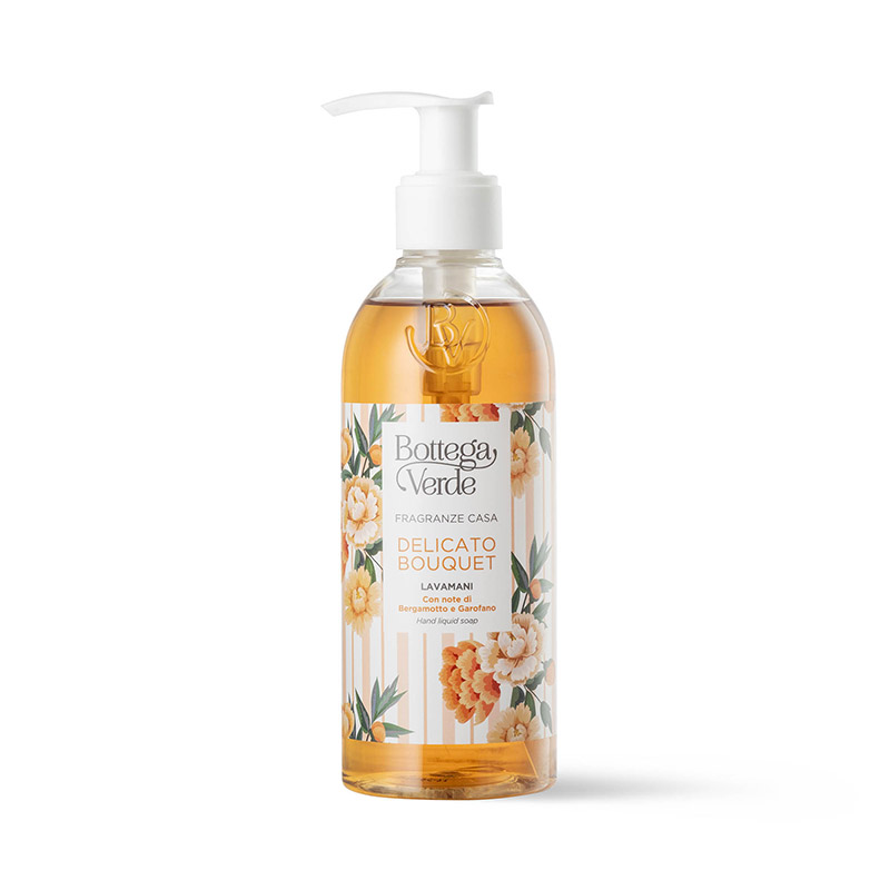 Fragranze Casa - Delicato Bouquet - Jabón de manos con notas de Bergamota y Clavel (250 ml)