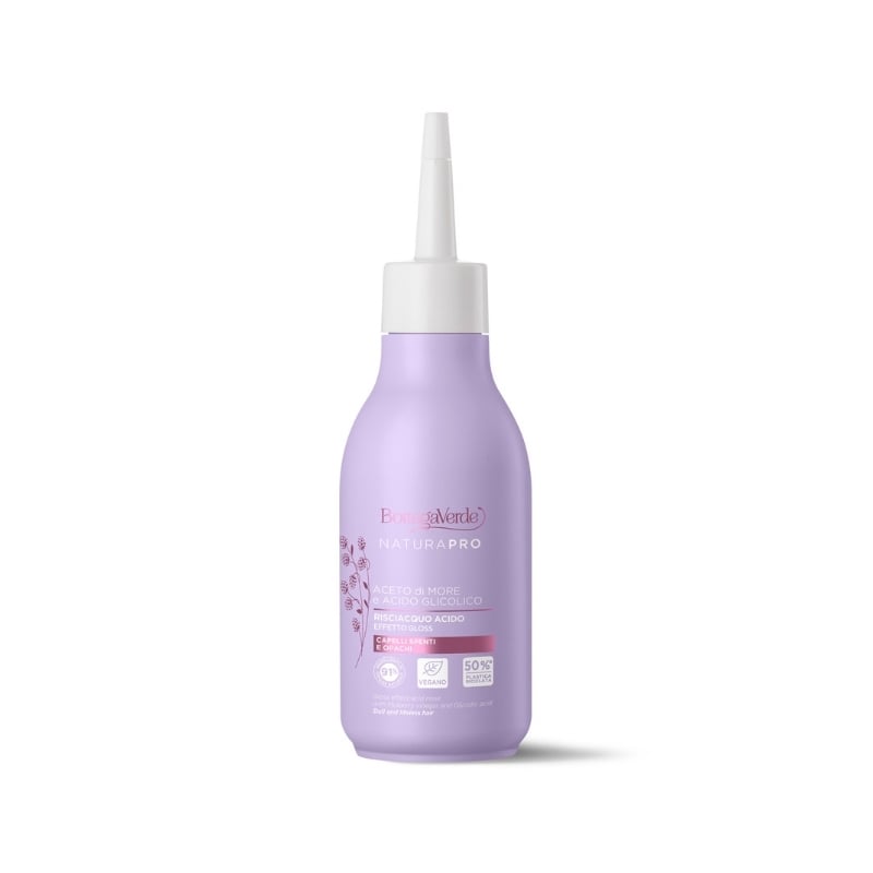 Vinagre de Moras y &Aacute;cido Glic&oacute;lico - Enjuague &aacute;cido (150 ml) - Efecto Gloss - cabello apagado y opaco