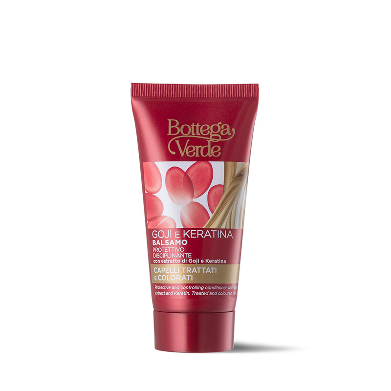 Conditioner - protective and controlling - with Goji berry extract and Keratin (40 ml) - treated and coloured hair