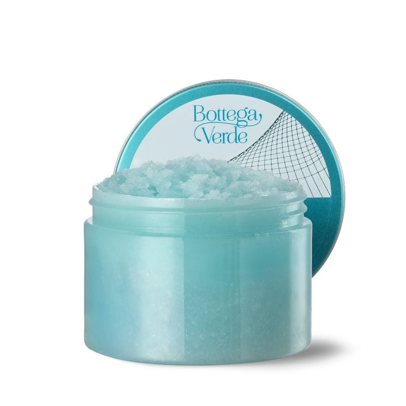 Toning body scrub - Dead Sea Salts and Alga Spirulina (500 g) - smoothing detox effect