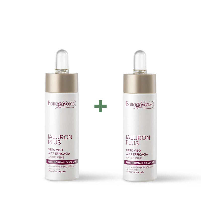 Offer 2 pieces - Ialuron Plus - Anti-wrinkle highly Effective Concentrated Hyaluronic Acid Facial Serum with a Filling Effect* (30 ml) - normal or dry skin