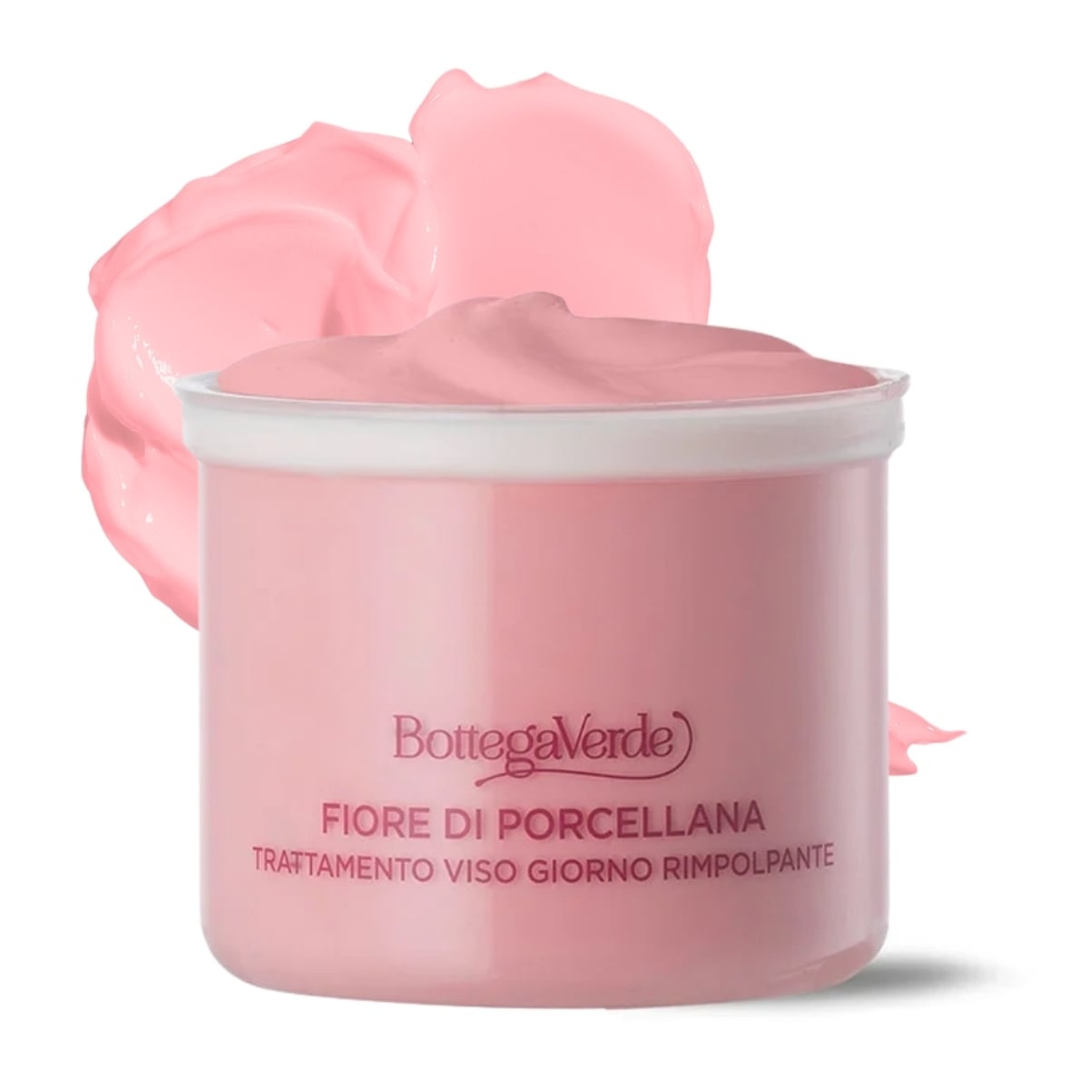 Perfecting system - Plumping, anti-sagging and anti-thinning Day Face Treatment Refill - with pink pigments - with Plant Ceramides, Acacia Plant Collagen and Porcelainflower (50 ml) - normal or dry skin