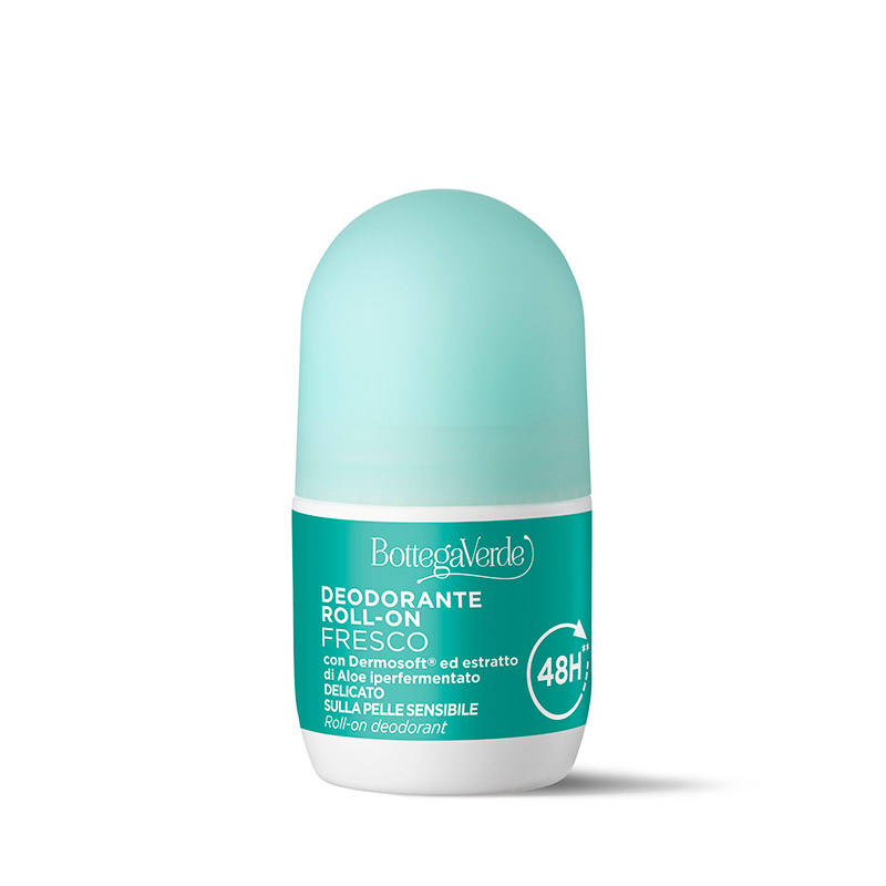 FRESCO - Deodorante roll-on con Dermosoft® ed estratto di Aloe iperfermentato