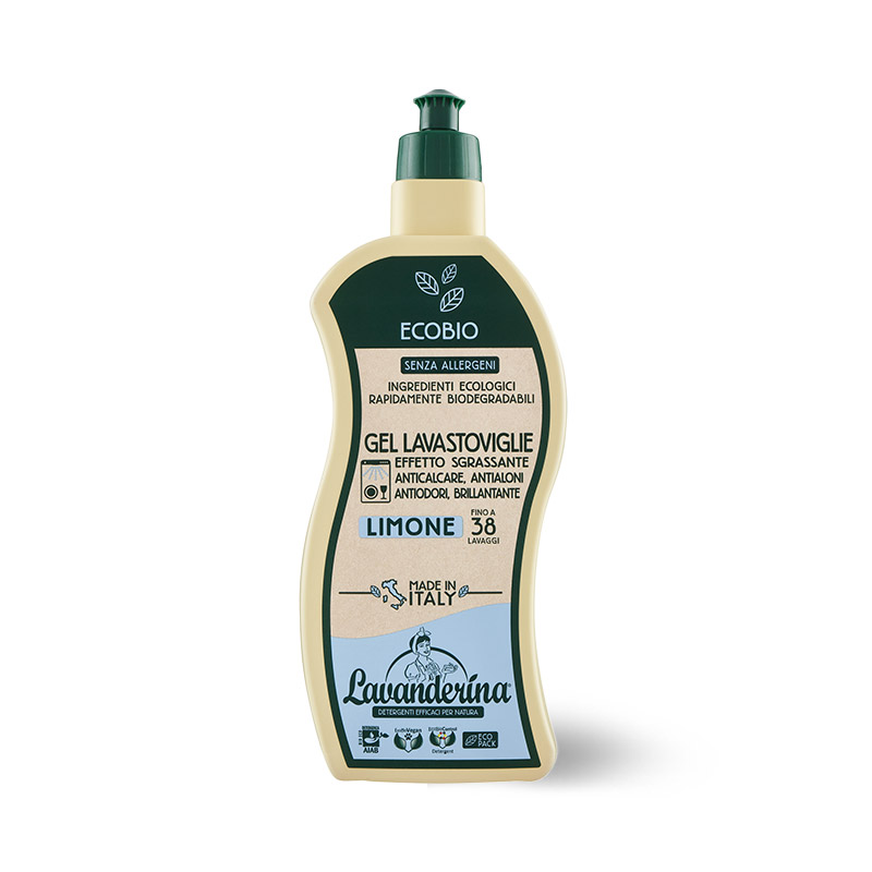 Lavanderina Gel lavastoviglie Limone fino a 38 lavaggi