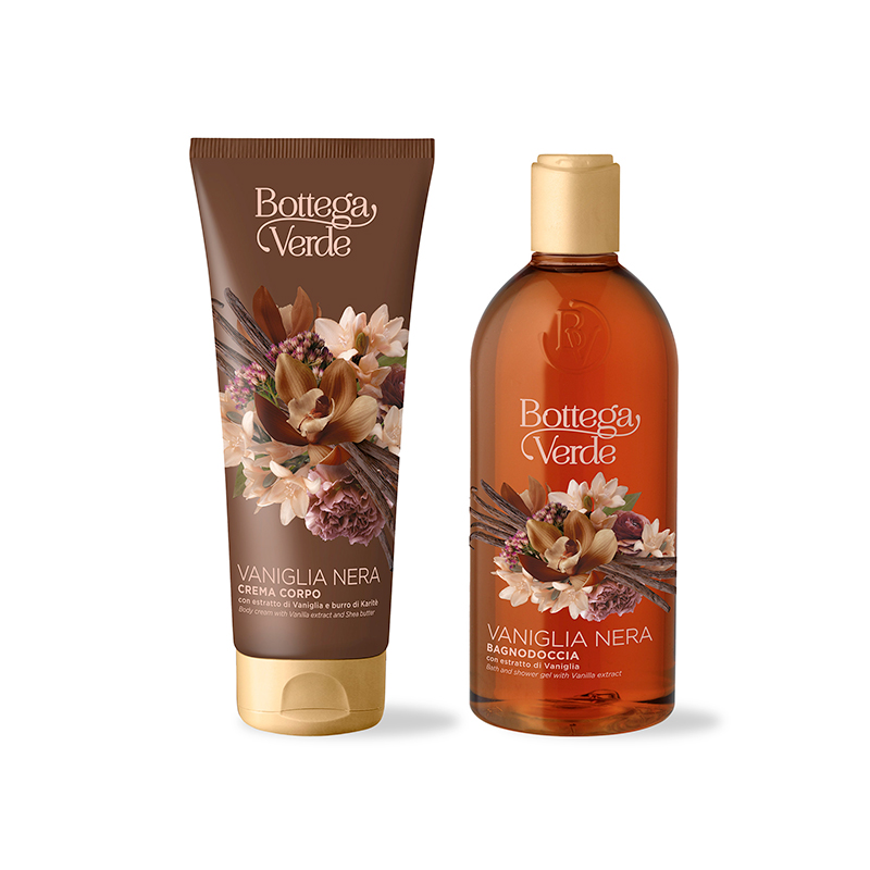 Bottega Verde Offerta Vaniglia Nera - Bagnodoccia + Crema corpo