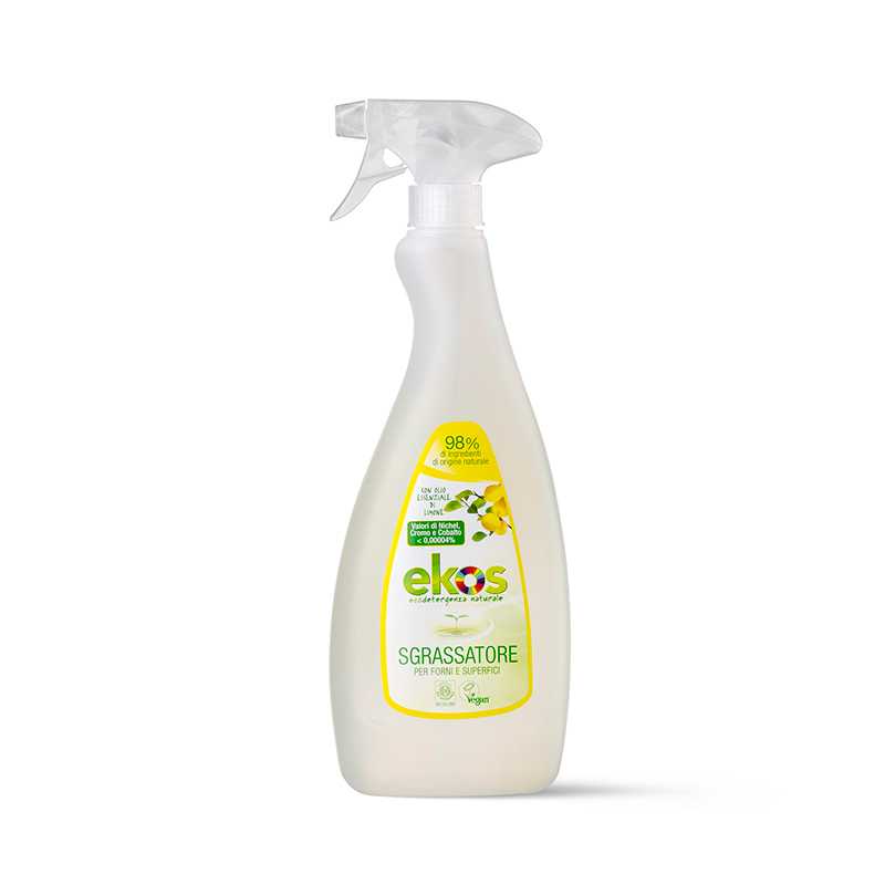 EKOS Sgrassatore per forni e superfici dure con olio essenziale di Limone