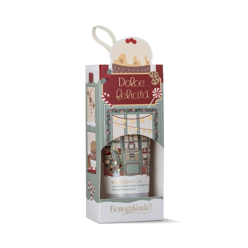 Bath and shower gel with Hazelnut and Salted Caramel notes (50 ml)